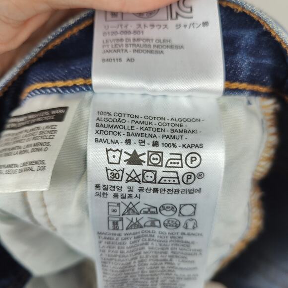 Levi's 501 Shorts Womens 24 Echo Park Distressed Cut Offs Button‎ Fly Grunge - Picture 6 of 8